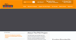 Desktop Screenshot of phdproject.org